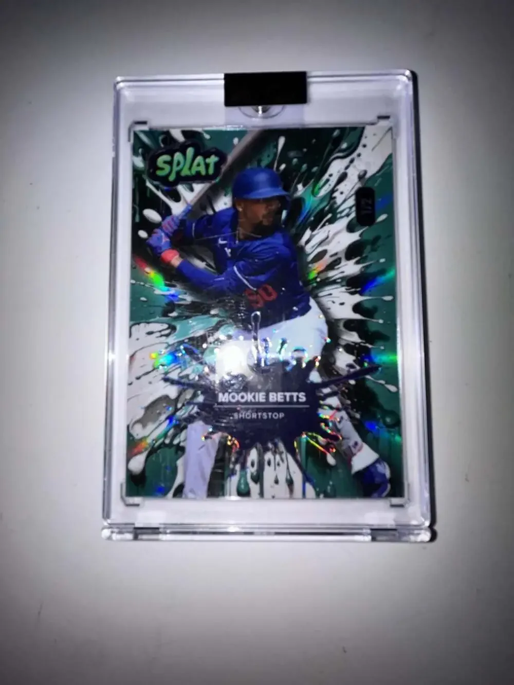 Wild Card Splat Mookie Betts Trading Card 1/2